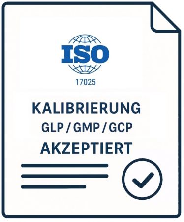GLP / GMP / GCP akzeptiert