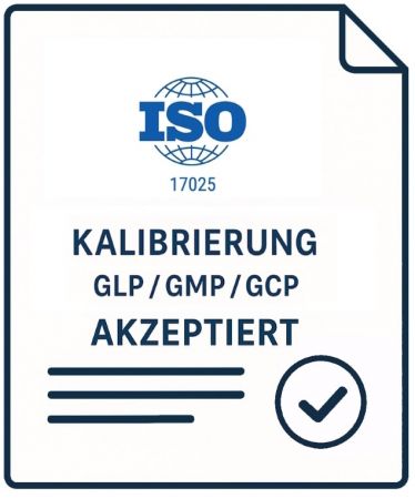 GLP / GMP / GCP akzeptiert